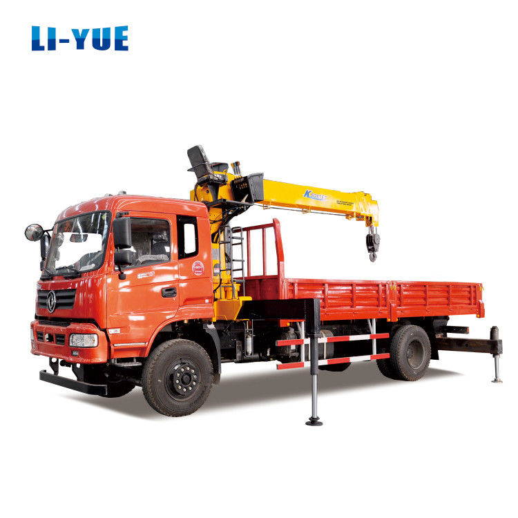 Mini 5 tonnellate camion montato gru Max. Altezza di sollevamento 12,8 m per la costruzione