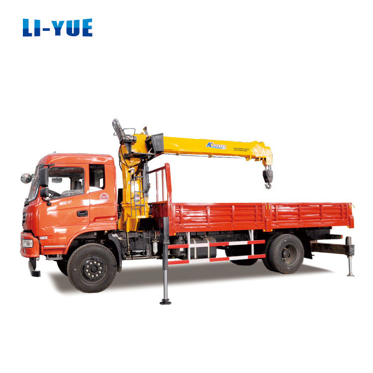 Mini 5 tonnellate camion montato gru Max. Altezza di sollevamento 12,8 m per la costruzione