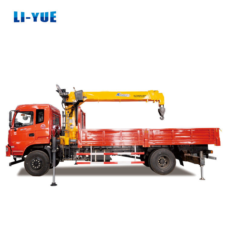 Mini 5 tonnellate camion montato gru Max. Altezza di sollevamento 12,8 m per la costruzione
