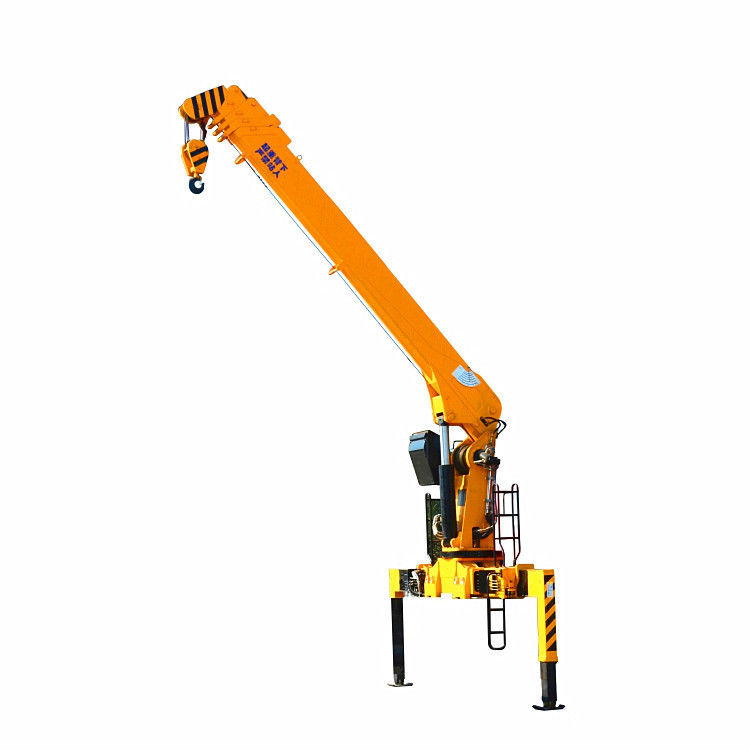 Μίνι 3 τόνων φορτηγό τοποθετημένο γερανό 1500 kg βάρος με υδραυλική αντλία ευθεία βουμ