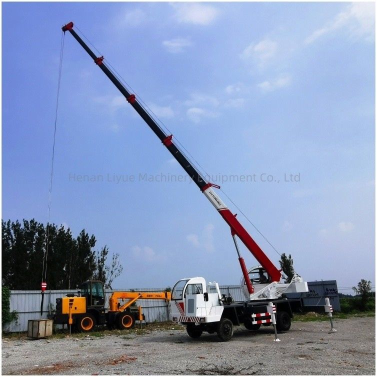 6 ton 10 ton 12 ton 16 ton hidrolik taşınabilir kamyon vinci inşaat için teleskopik dalga