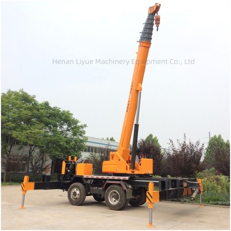 4800 kg 12 ton vrachtwagenkraan met zelfgemaakt chassis en Euro 1/2/3 emissienorm