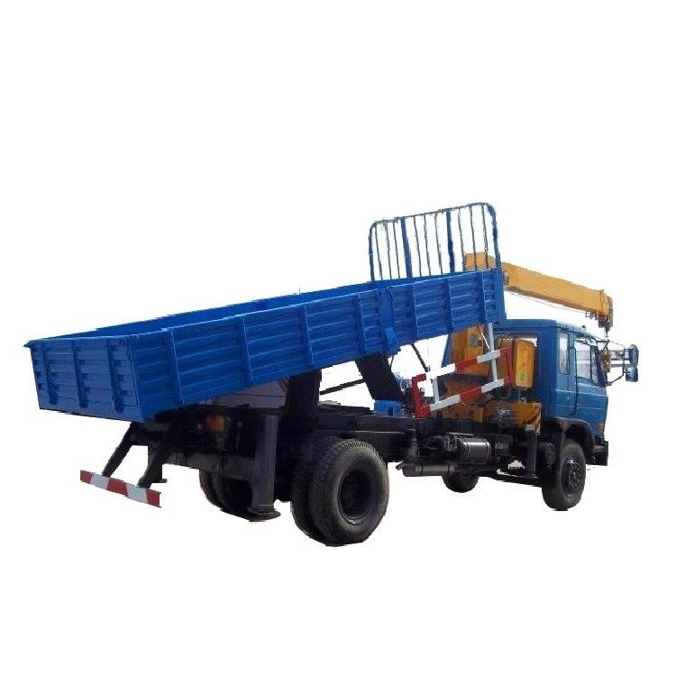 Mobil vinç kaldırma kapasitesi 6.3 ton 7 ton inşaat için kamyon monte edilen vinç