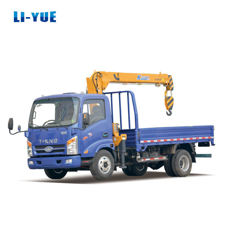 Hiệu suất hoạt động cao Mini Telescopic Boom Crane 3 tấn thẳng tay xe tải Crane cho tốt nhất