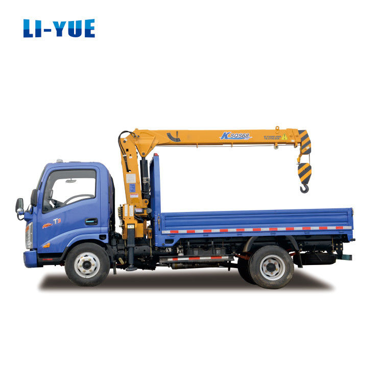 Hiệu suất hoạt động cao Mini Telescopic Boom Crane 3 tấn thẳng tay xe tải Crane cho tốt nhất