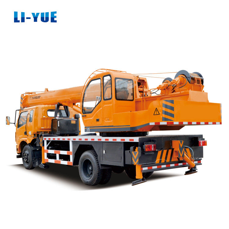 Telescopic Boom Mobile Crane Alta quota 12 tonnellate Mobile Stiff Arm Truck Crane Liyuan Pompa idraulica per la costruzione