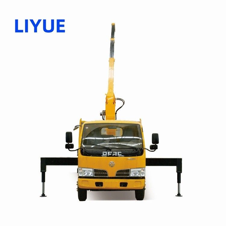 Granate montate su camion da 3 tonnellate con 4 sezioni Granate telescopiche montate su camion