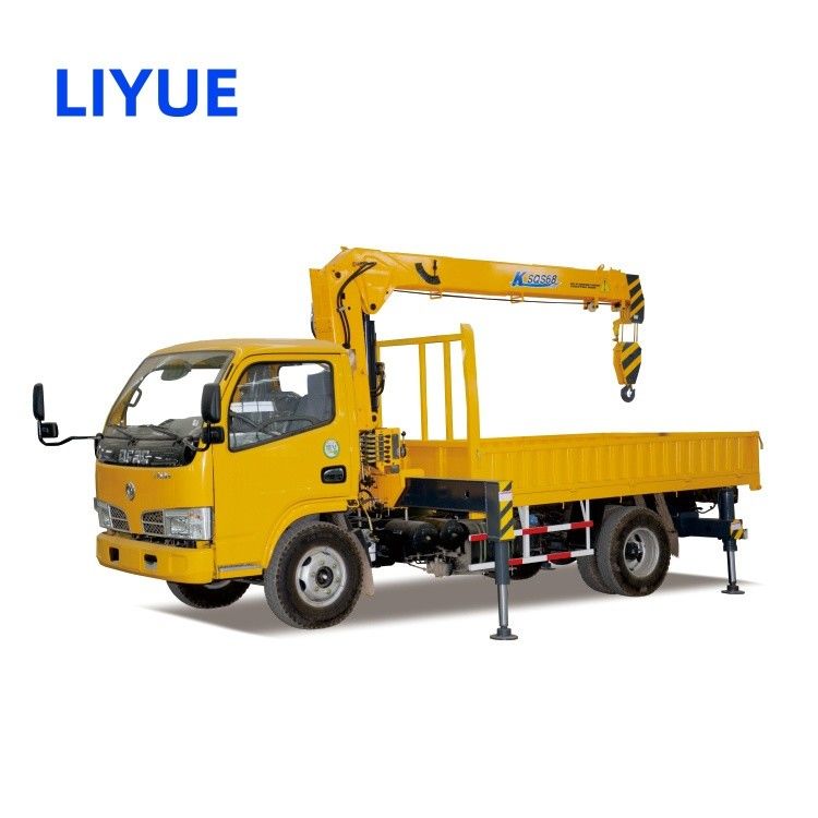 Granate montate su camion da 3 tonnellate con 4 sezioni Granate telescopiche montate su camion