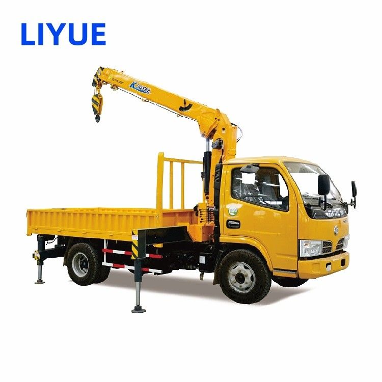 Granate montate su camion da 3 tonnellate con 4 sezioni Granate telescopiche montate su camion