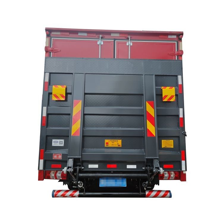 ประเทศจีน ไฮดรอลิก ซิลินเดอร์ 1 ตัน รถบรรทุก Tail Lift Tailboard พร้อมกล่องควบคุมปุ่มกด