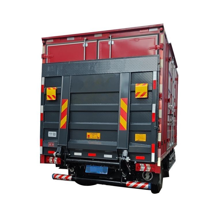 ประเทศจีน ไฮดรอลิก ซิลินเดอร์ 1 ตัน รถบรรทุก Tail Lift Tailboard พร้อมกล่องควบคุมปุ่มกด