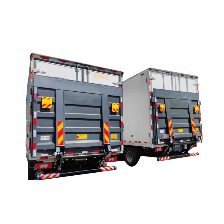 ประเทศจีน ไฮดรอลิก ซิลินเดอร์ 1 ตัน รถบรรทุก Tail Lift Tailboard พร้อมกล่องควบคุมปุ่มกด