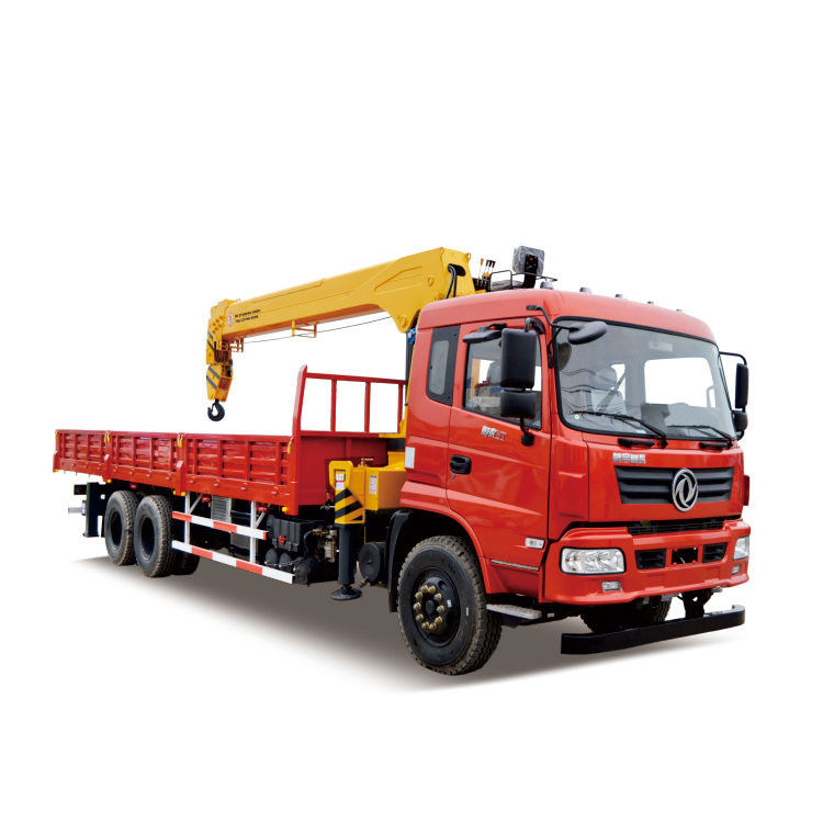 Caricamento di 16 tonnellate Telescopic Boom Truck Monted Crane 5 Sezione Boom Crane Truck Cranes Lorry Crane