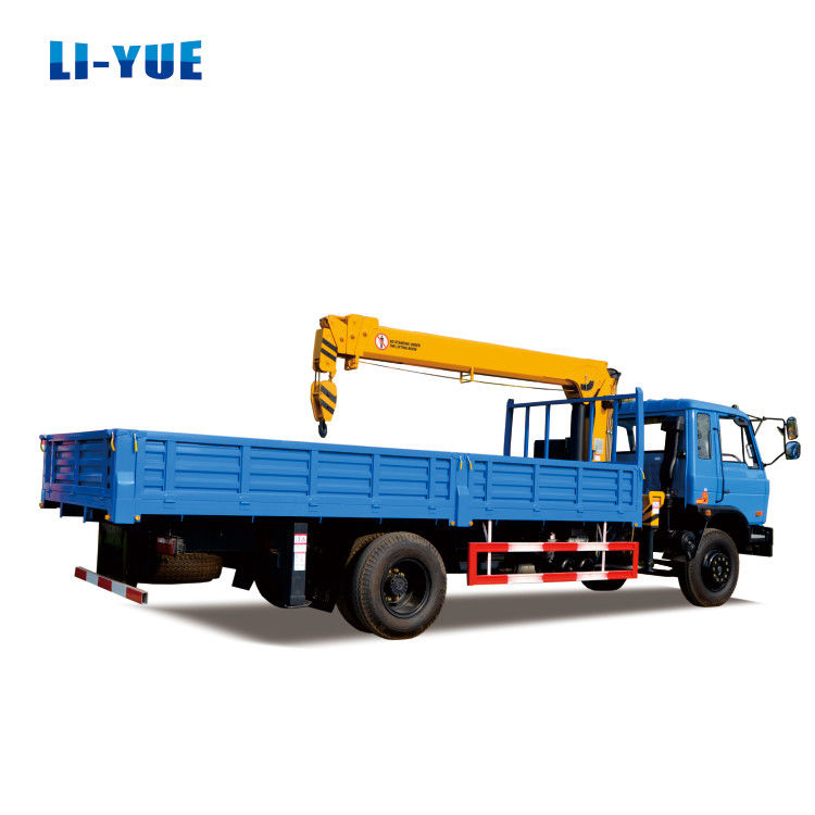 จีน เครนก่อสร้าง 6.3 ตัน Telescopic Boom Crane รถบรรทุกติดเครนพร้อมราคาโรงงาน