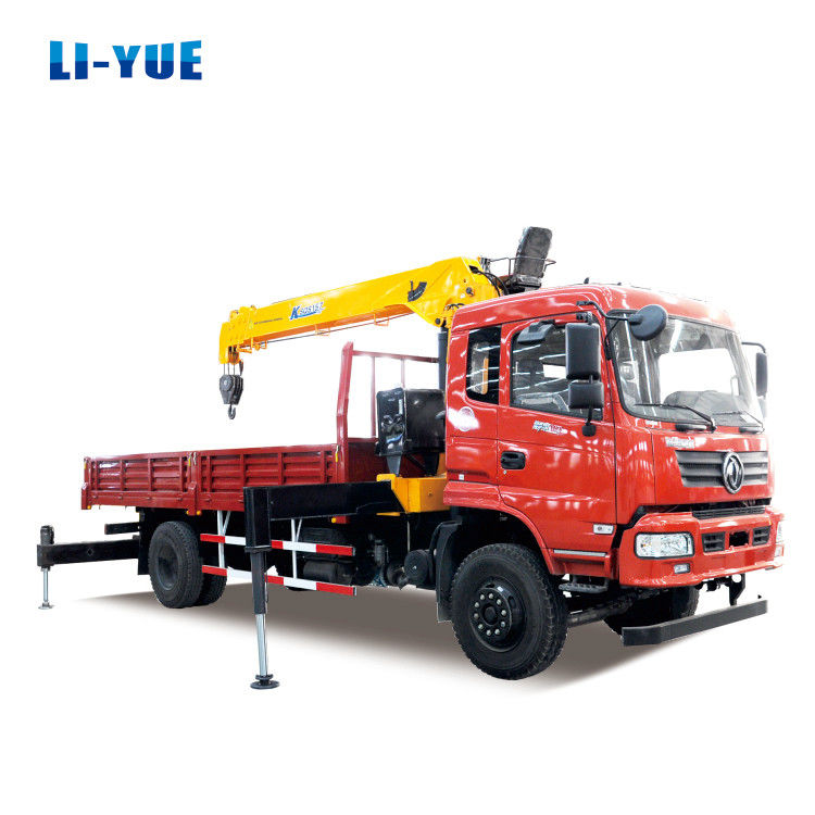 8 Ton Truck Mounted Telescopic Boom Crane untuk Angkat dan Transportasi dengan Harga Pabrik