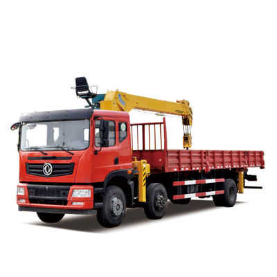 Xe tải gắn cần cẩu nâng tải 10 tấn Đường kính thiên văn Boom Truck Crane