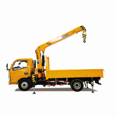 5 ตัน Telescoping Boom Truck มอนท์เครน สําหรับขาย 4 * 2 รถบรรทุกสินค้ากับเครน