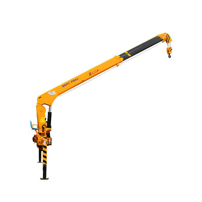 4 تن 6 تن 8 تن کامیون نصب شده به دوربين بروم جرثقیل 1898-3329mm Span